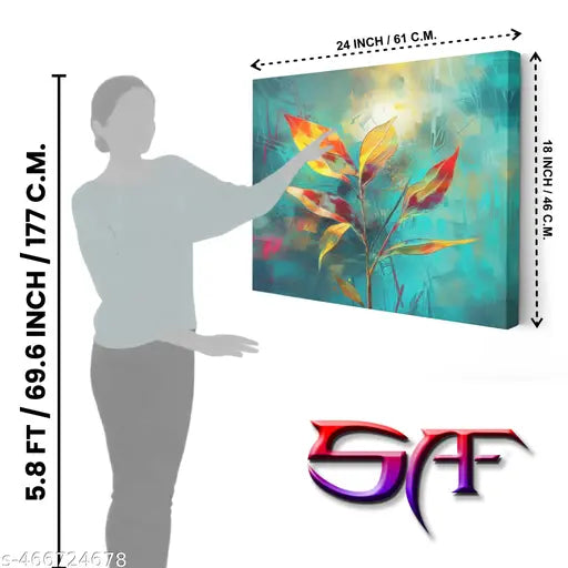 Livin'luxe paintings modern art canvas home decor wall paintings with frame painting for living room wall decoration office CRJ (Color50, 18 Inch x 24 Inch)