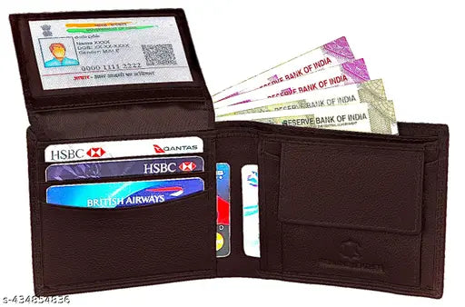 WOLFWARE RFID Protected 100% Genuine Leather Gift Hamper For Men | Leather Wallet For Men's | Wallets Branded | Wallets For Men (Carb-brown) ,Leather wallet combo for men, Leather Wallet for Men