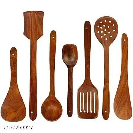 WOODEN SPOONS SET OF 7