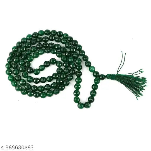 Sphatik Japa Mala 108 + 1 Beads for Pooja Crystal Chain 6mm