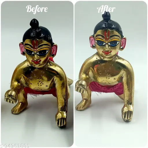 AARSHI CREATION LADDU GOPAL JI BATHING GEL ABHYANG POWDER CHANDAN AND ATTAR SET