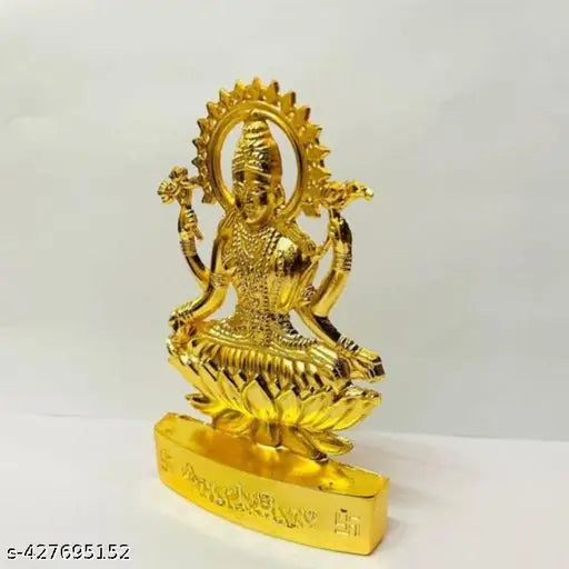 Lakshmi Devi Idol Statue 11cm for Home Puja Goddess Lakshami Idols Showpiece for Temple Pooja Room Diwali Decoration, Lakshmi Mata ki murti/Lakshami Mata ki murti | Lakshmi mata