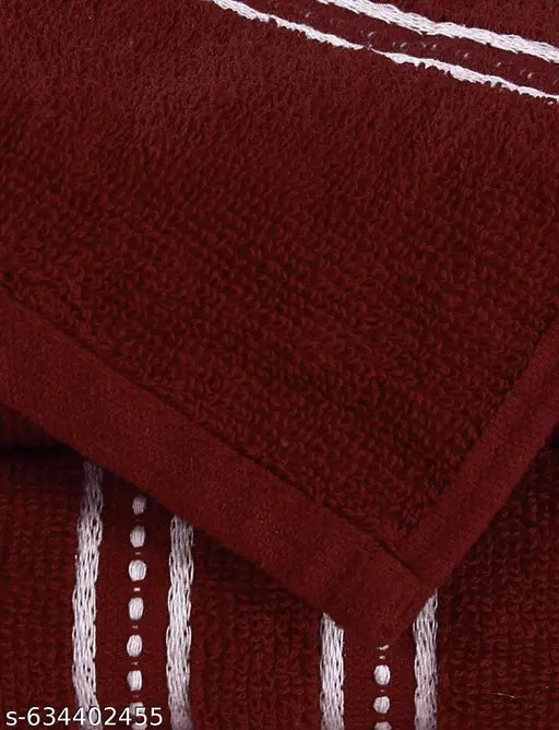 Cotton Large Size Bath Towel Ultra Soft, Super Absorbent, Quick Dry Towel for Bath, Travel, Gym, Beach - 70 cms x 140 cms - maroon. Or. Baby pink  (Pack of 2