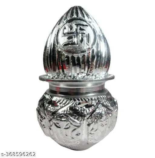 riddhi siddhi Kalash (Purna kumbha) with Coconut for Wealth and Prosperity, Home and Office Decoration, Gift Purposes – Used in Temples, Pooja ghar, and Shops