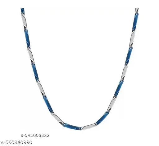 Stylish Chawal Chain Silver Plated Stainless Steel