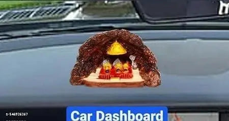 ANI DIVINE Handcrafted Maa Vaishno Mata Pindi Idol || Decorative Polyresin Religious Pindi Murti for Navratri Special, Spiritual Harmony, Gifting, Home Temple