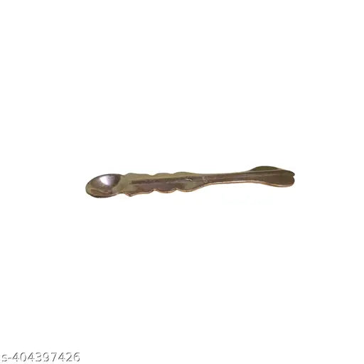 Madhumika Handi Crafts Brass Traditional Copper Panchapatra Udharani Set