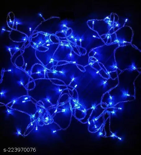 Itsapna 10 m 36 led Pack of 1 Blue Dhoom Led Rice Light for Decoration String and Series Light for Diwali Christmas Indoor Outdoor Decoration Bedroom Wedding, Birthday Party Patio