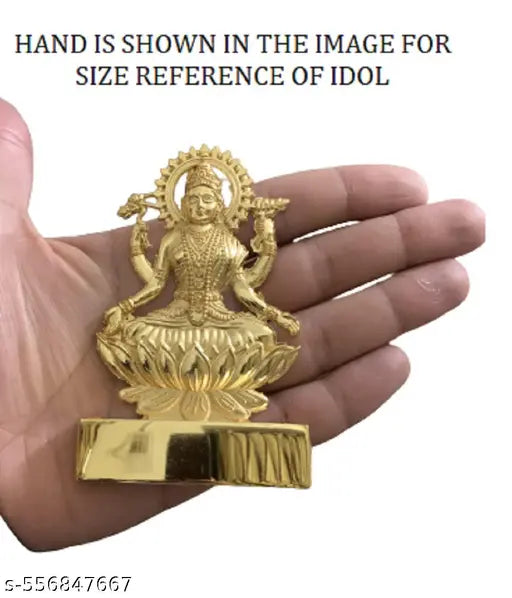 11cm Laxmi Kuber/LakshmiKuber Idol/Murti (Brass,Gold)
