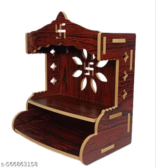 PREMIUM FOLDING MDF POOJA MANDIR
