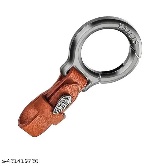 Leather Belt Loop Keychain Keyholder for Car Keys ( Pack of 2 )