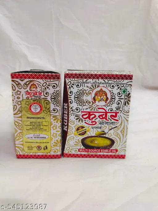 KUBER PURE DANEDAR SHUDH COW DESIGHEE 500 ML X 2 PC TETRA