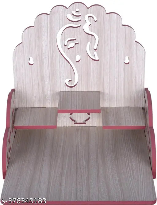 DHRUV ElegantHaven  Wooden Home Temple, Modern Wooden Temple Design Graceful Prayer- Timeless Spiritual Elegance for Daily Worship Space like Home, office, Shop 181