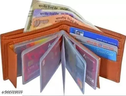 Buy Trendy MEN Genuine Leather Men’s Wallet & Get FREE Brown PU Belt, Wired Handfree, Brown Gym Bag & Black Sunglasses | Bumper Combo Offer for Boys & Men