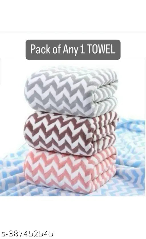 Microfiber Bath Towel  any 1 pc  multi colour &  multi design  please  check  random full  size   Pack of 1