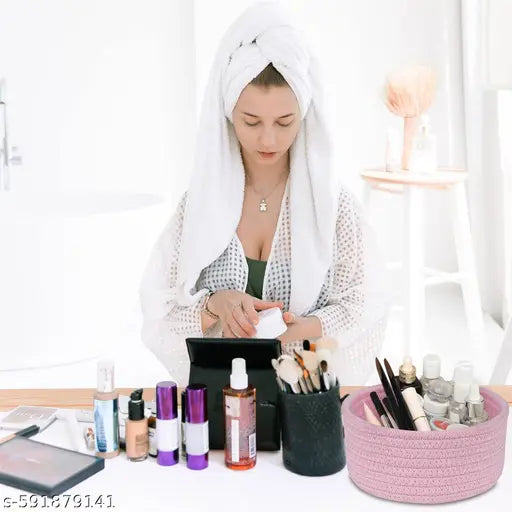 Makeup Organizer, Spinning Skincare Cosmetic Organizer Tray