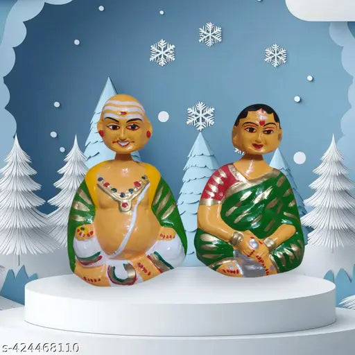 Thanjavur Dancing Golu Dolls – Traditional Terracotta Dolls