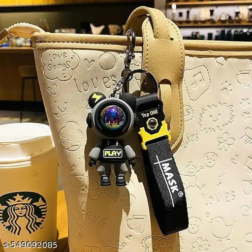 Astronaut Keychain Cute Birthday Gift for Girls | Special Valentine Gift for girlfriend | Key Chain for Bike & Car | Couple Keychain (Pack of 1)