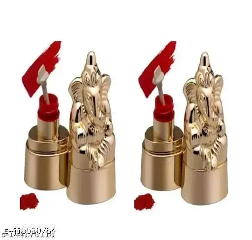 Ganesh Statue Herical Cosmetics Powder Sindoor, Red Sindoor for Women, Organic Sindoor Powder, Kumkum Powder, Sindhuram for Women's Forehead, Sindoor Powder, 15 g (Red Sindoor pack of2)