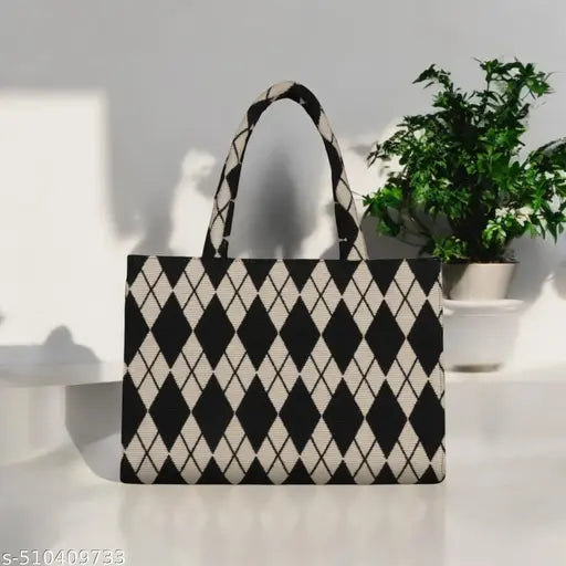 Latest women's big jute totebag handbag for women