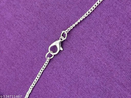 Trendy Silver-Plated 7 Pendant Necklace Combo | Stylish & Elegant Neck Jewelry for Women & Girls