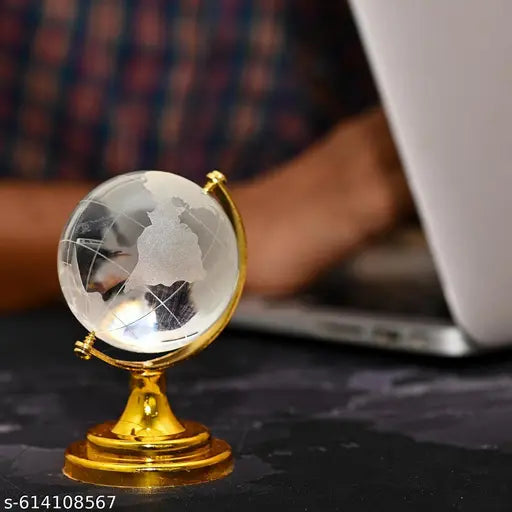Globe Showpiece for Home, Office Desk, Study Table & Work Décor | Spiritual Decoration