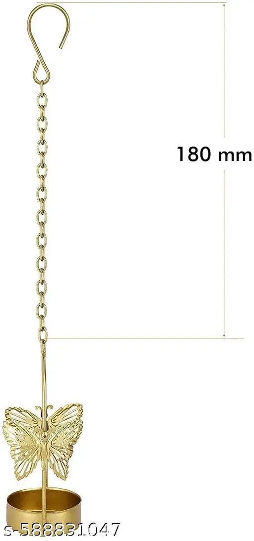 N R CRAFT Hanging ButterflyTealight Candle Holders Combo Pack (Pack of 1))