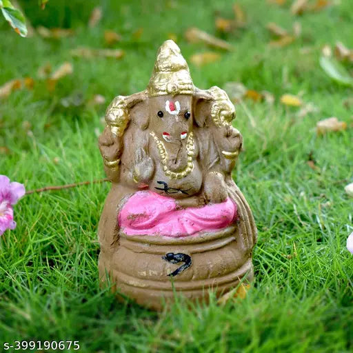 Eco Friendly Ganesha Clay Idol for Ganesha Chaturthi