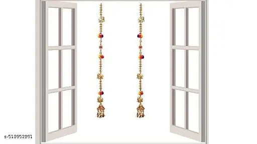 Set Of Side Hanging Toran For Decoration Elephant Hanging Latakn For Door Decoration Size 2.5 Feet Long