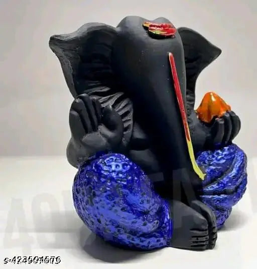 GV Ganesha Statue For Home Temple Decoration I Ganesha Idol For Car Dashboard I Ganesha Statue I Ganesha Ji Murti I Ganesha Idol I Ganesha Chaturthi Decoration