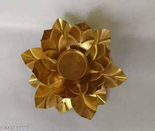 FIRST TIME Special Flower Shape Diya Decorative Urli Bowl Diwali Decoration(PACK OF 4) D diya no glass mini pack of 4