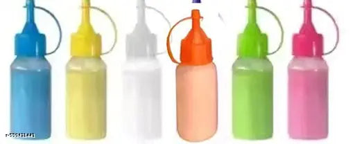 Magic box Rangoli Stencils with 6 rangoli color for Navratri Pongal Pooja Mandir Diwali Floor Decoration