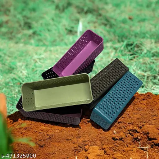 Pack of 6 | Bathroom Organiser | Desk Organizers for Staitionary Jwellery Tool Cabinet for Bedroom or Washroom Kitchen Office 060