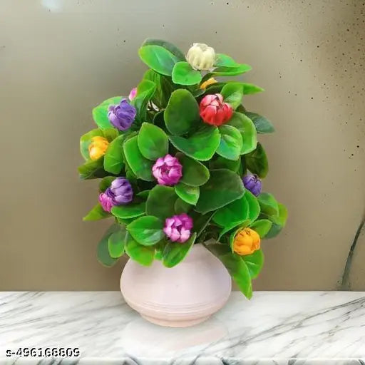 TEENA Artificial Flower fancy artificial plants home , office and kitchen decoration purpose. ( set of 01 )