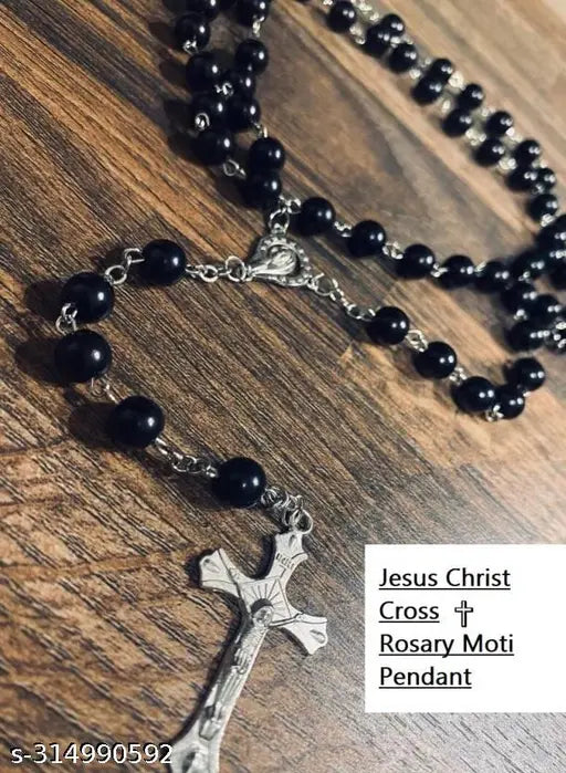 jesus christ cross christian rosary