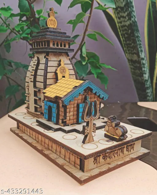 Shri Kedarnath Dham Colored Temple Mandir Small