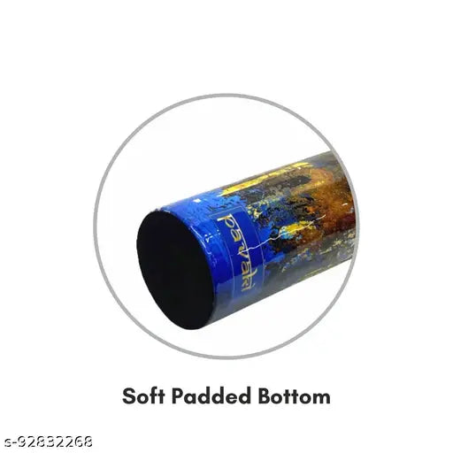 Pavaki REBELLION  Printed Copper Water Bottle, Hot and Cold Drinking Bottle- 700 ml ( Blue And Yellow Mix )