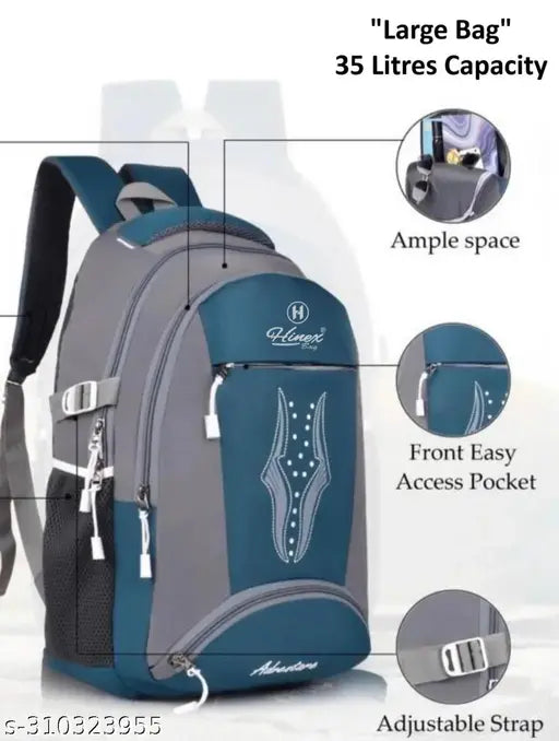 New Backpack/Large 35 L BLUE Laptop Backpack for MEN and WOMEN backpack for school–college