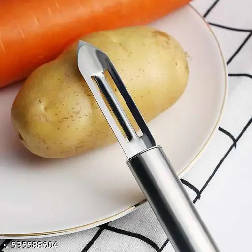 Naama Premium Stainless Steel Vegetable Peeler with Ultra-Sharp Blade & Comfortable Ergonomic Handle - Durable Kitchen Peeler for Fruits & Veggies