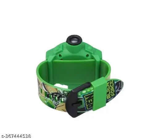 Green Plastic Ben 10 Projection 24 Character Watch