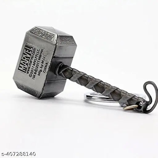 Mistazzo metal Infinity war stormbreaker hammer-axe Keychain keyring for car bike boys girls Pack of 2