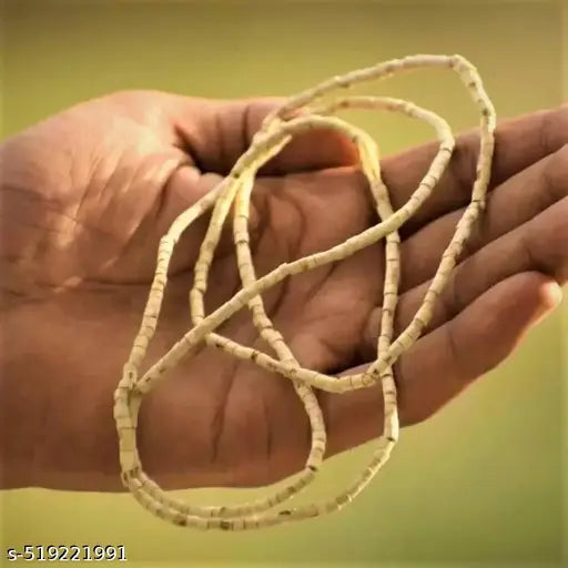 Original Tulsi Kanthi Mala, Two Round, Simple Tulsi Mala, from Vrindavan, Wood Chain