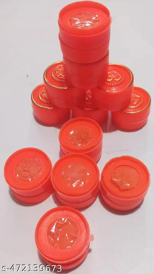 yellow powder sindoor, pack of 12pcs( ganga)