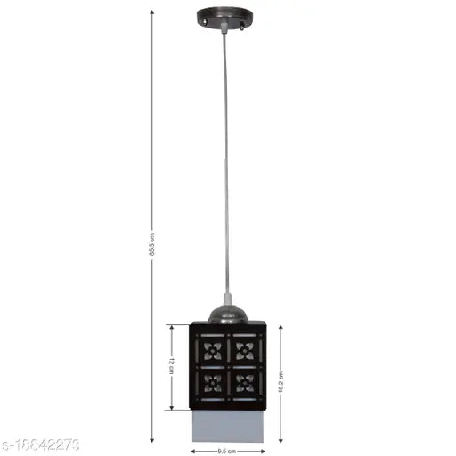 Gojeeva  Wooden Style Hanging Lamp Creative Wood Pendant Light Lamp Suitable for Living Room,Foyer,Bedroom,Hallway Pendants Pendants Ceiling Lamp(Pack of 1)
