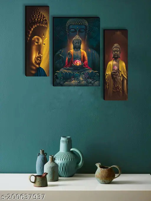 Blue Art Gallery Budha Wall Painting