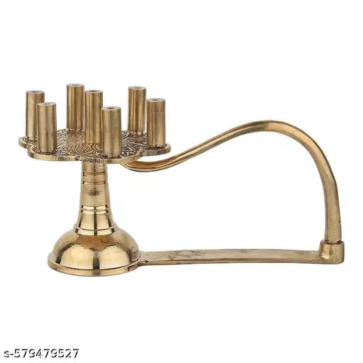Heavy Brass Antique Incence Holder. Seekh Aarti  Made by Heavy Brass.(350 gm)