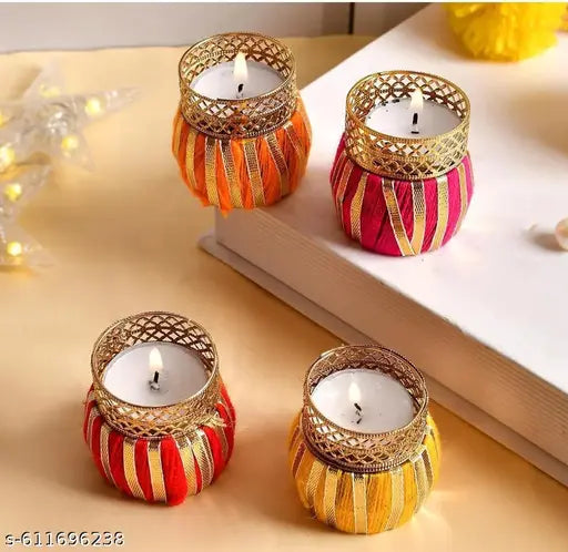 Diwali decorative round Tealight holder