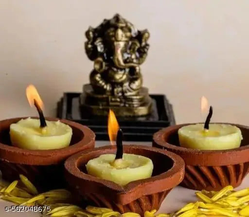 Pure hand made cow ghee diya batti (100pcs) pack of 2.,Ghee diya|Pure ghee diya quality 200 pieces, 15 minutes minimum burning., cow ghee diya of 200 pcs|diya for pooja|made of vanaspati ghee |diya for home|diya for office|puja article||jyot batti |ghee d