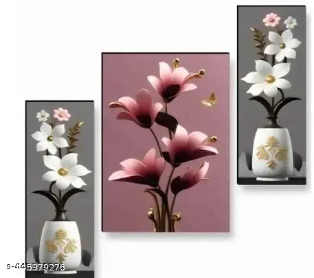 Set Of 3 Wall Painting For Living Room Home Décor Gift Item Etc