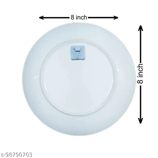 Decorative Ceramic Wall Plates with Stand and Hook
